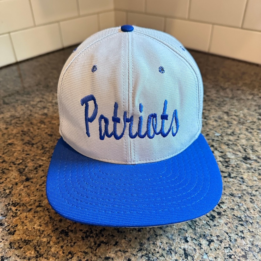 Vtg 90s New England Patriots New Era Pro Model Hat Snapback Made in USA